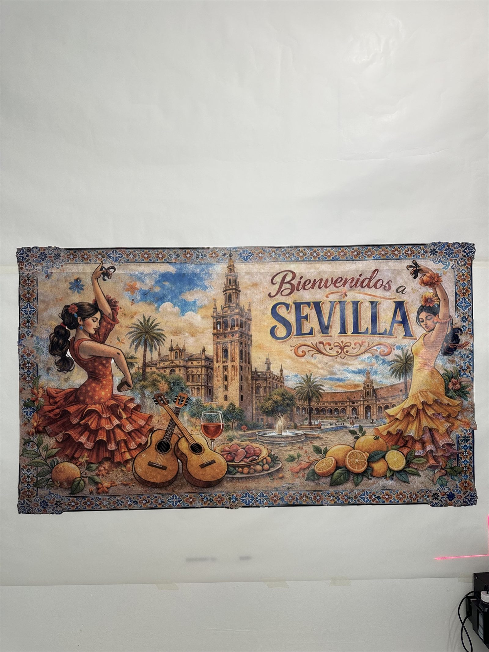 Mural decorativo personalizado realizado por InkWall